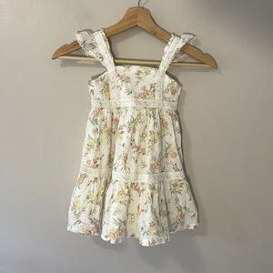 Haute Hippie Toddler Floral Cottagecore Dress Sz 2T